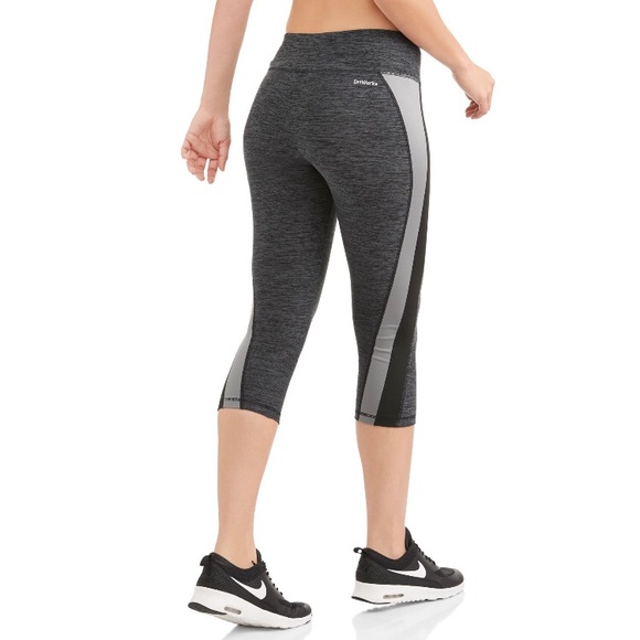 Athletic Works Women’s Active Color-blocked Fitness Capri Grey L (12-14) NWT - Picture 2 of 3